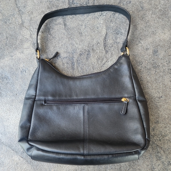 Gianni Bernini Black Soft Leather Hand Bag - Picture 2 of 11